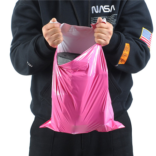 Custom Printed Waterproof Pink Poly Mailers Mailing Bags Plastic ...