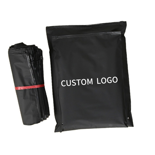 100X Custom Matte Black Plastic Ziplock Bag Frosted PVC Zip Lock Gift  Packaging Bags Resealable For T-shirt , Clothing